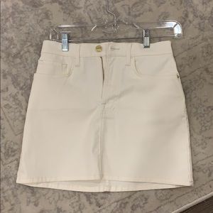 Frame Coated Denim Mini Skirt - Never Worn